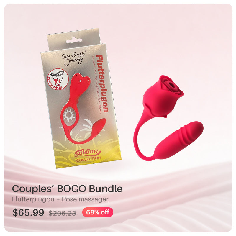 Flower Power Duo Function Rose Massager
