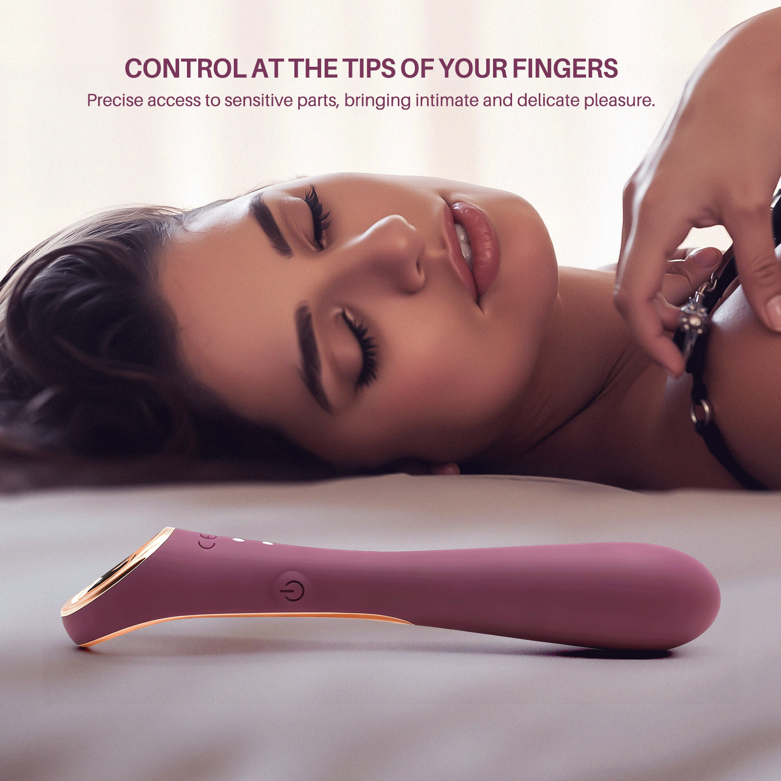 Solar Ring Finger Vibrator