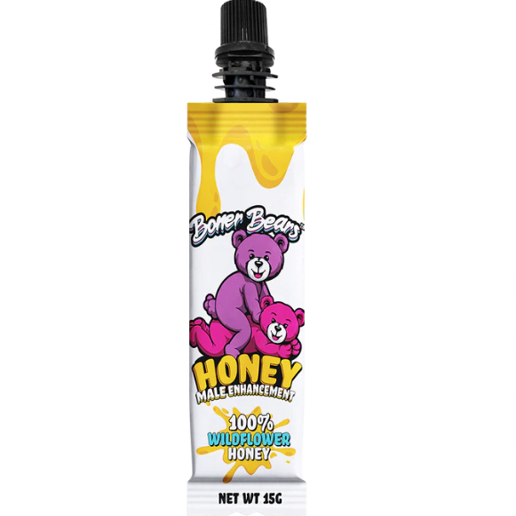 Boner Bears Edible Honey Liquid Pouch for Male Enhancement-15G
