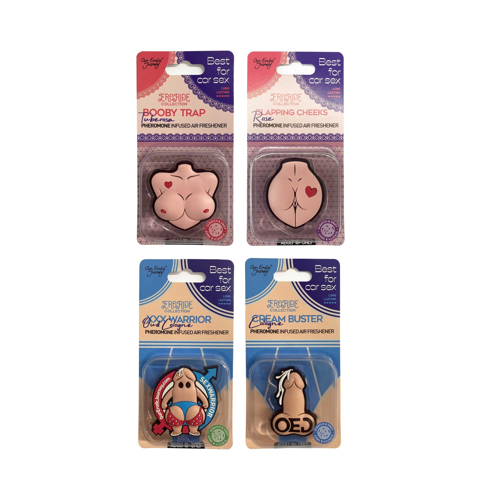 Eroride Phermone Infused Air Freshner-4 in 1 Kit