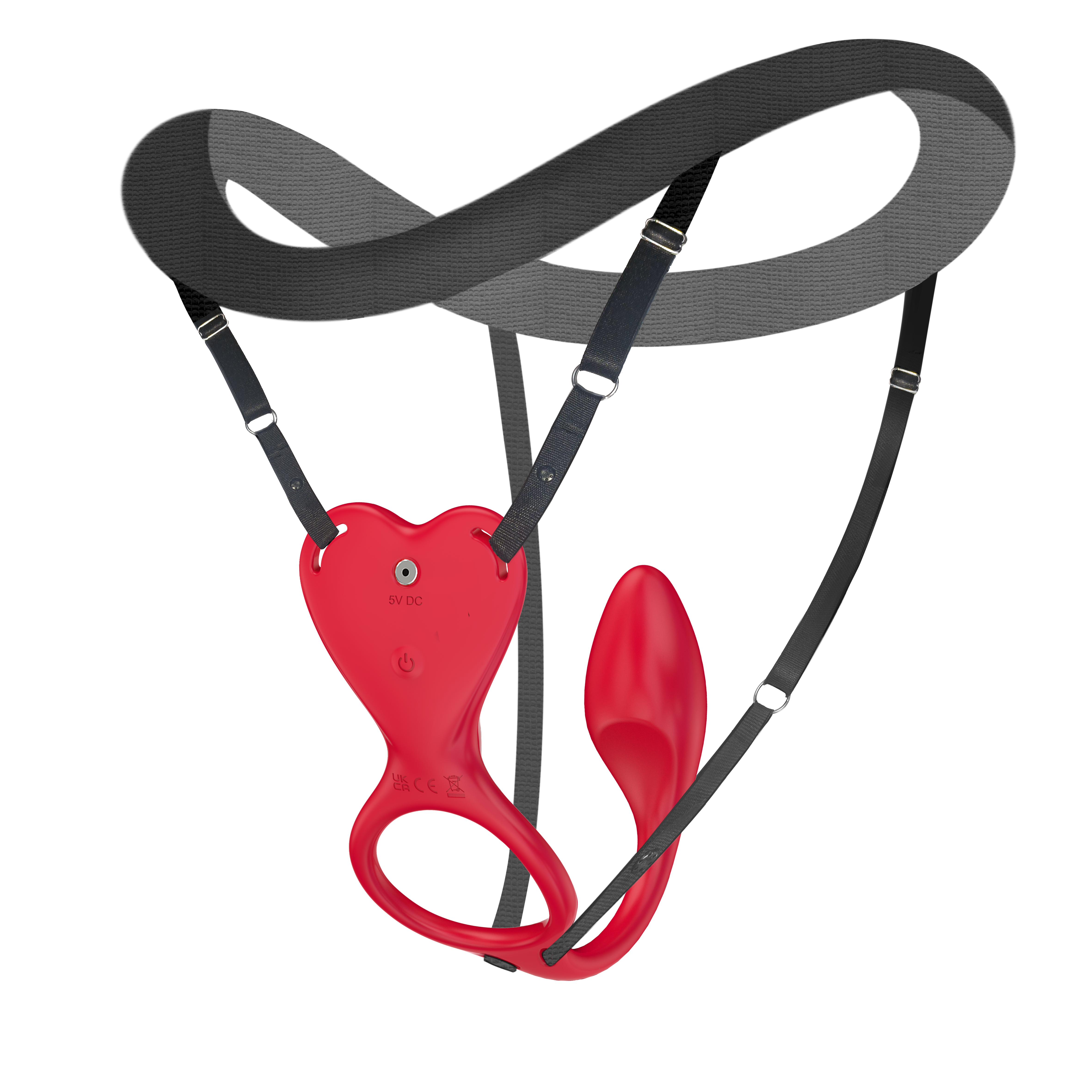 Flutterplugon Wearable Panty Vibe & Anal Plug with Penis Access