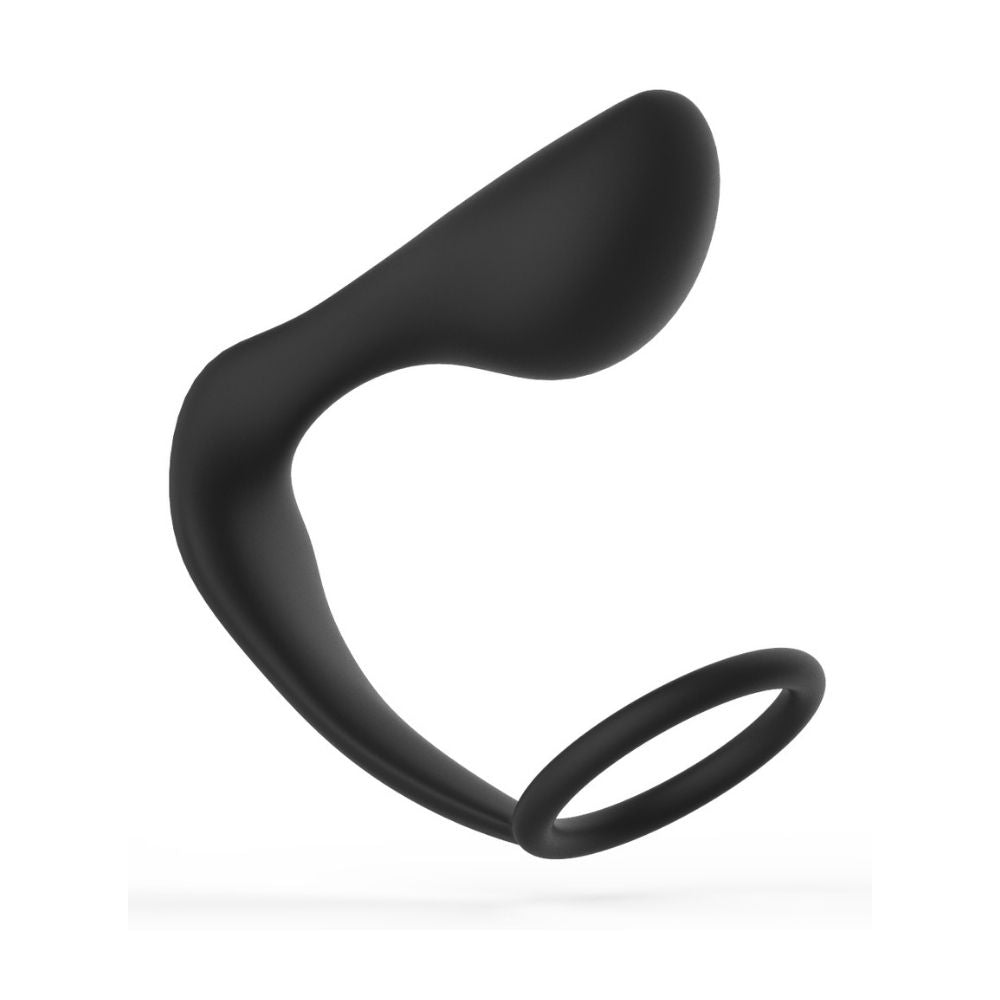 Anal Tease Silicone Cock Ring & Plug