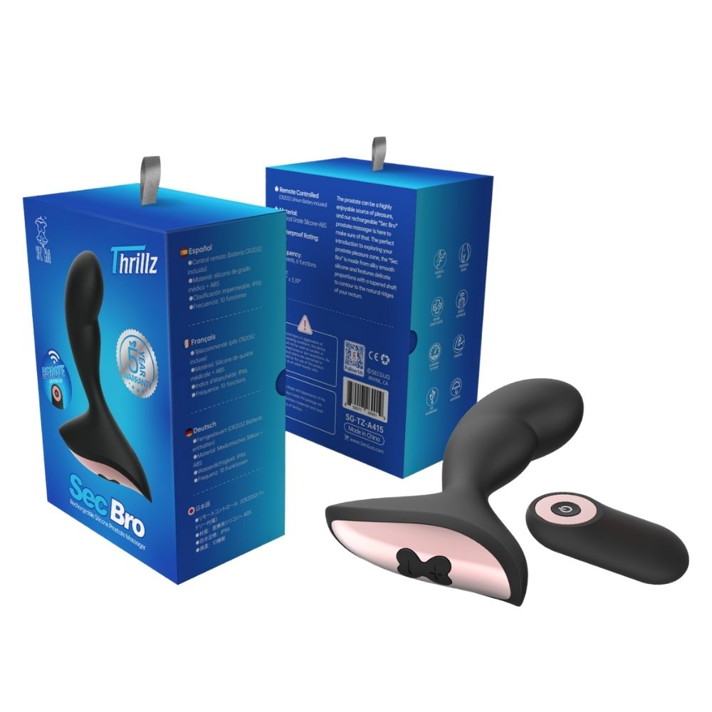 Sec Bro Rechargeable Silicone Prostate Massager