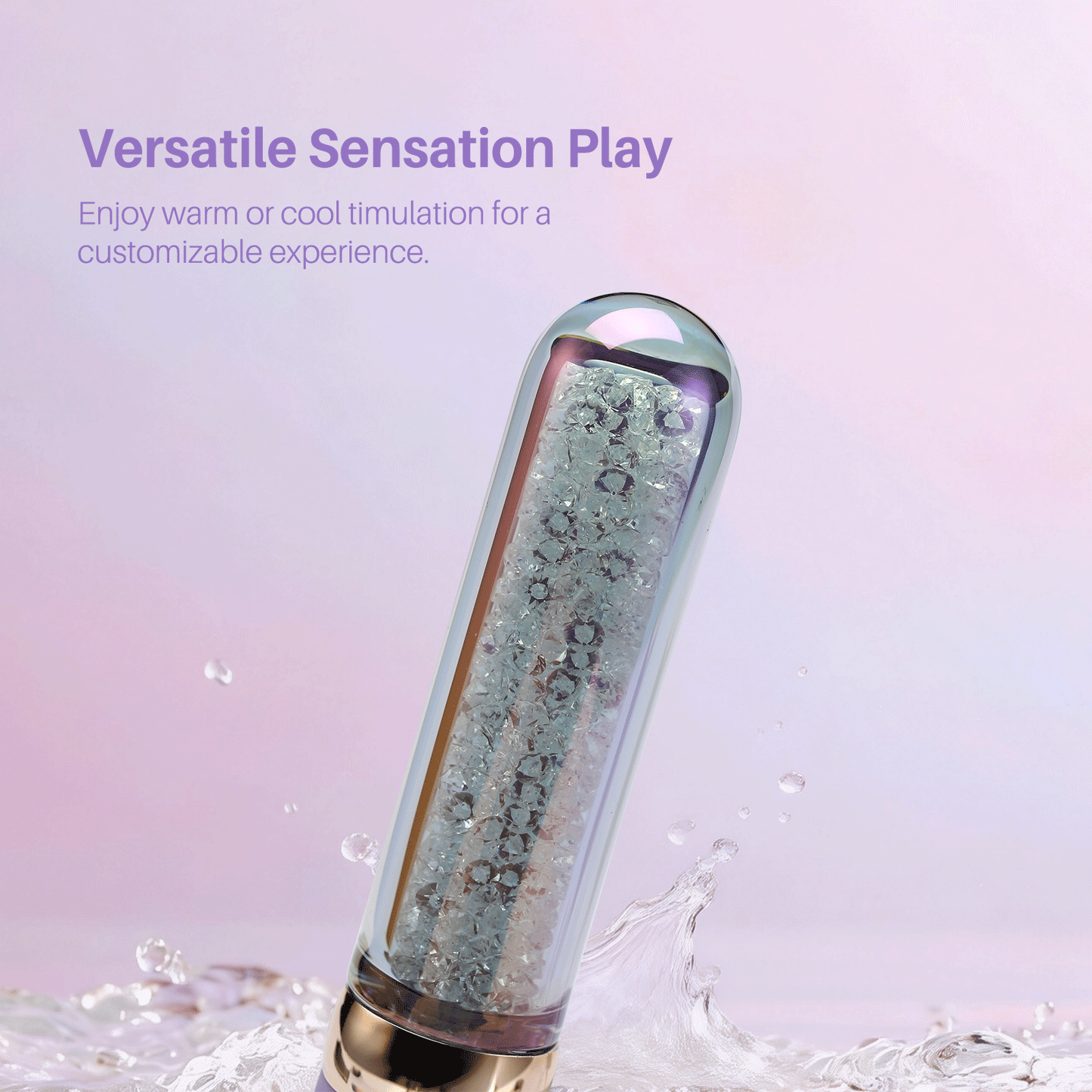 Diamond Glitter  (Eco-friendly Glass Adult Toy)