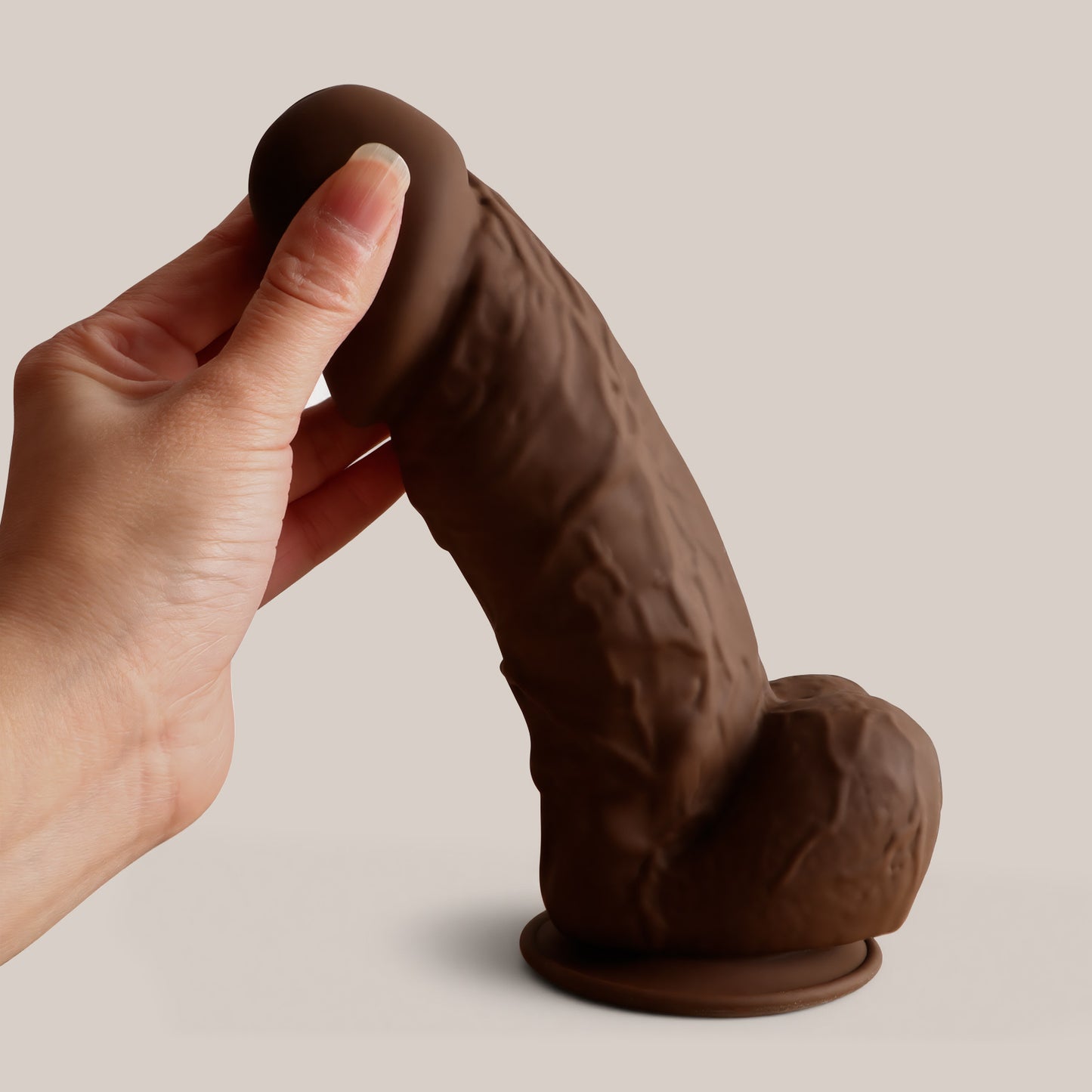 POC 8.5" Dildo - Brown