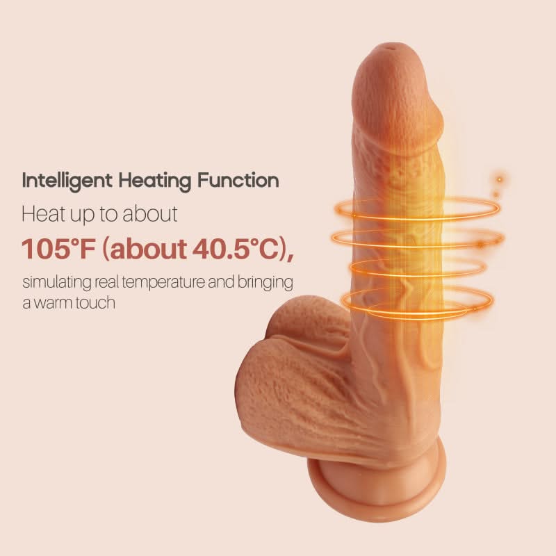 Women's BOGO Lipstick Discreet Vibrator+Big Boy 8" Vibrating Dildo