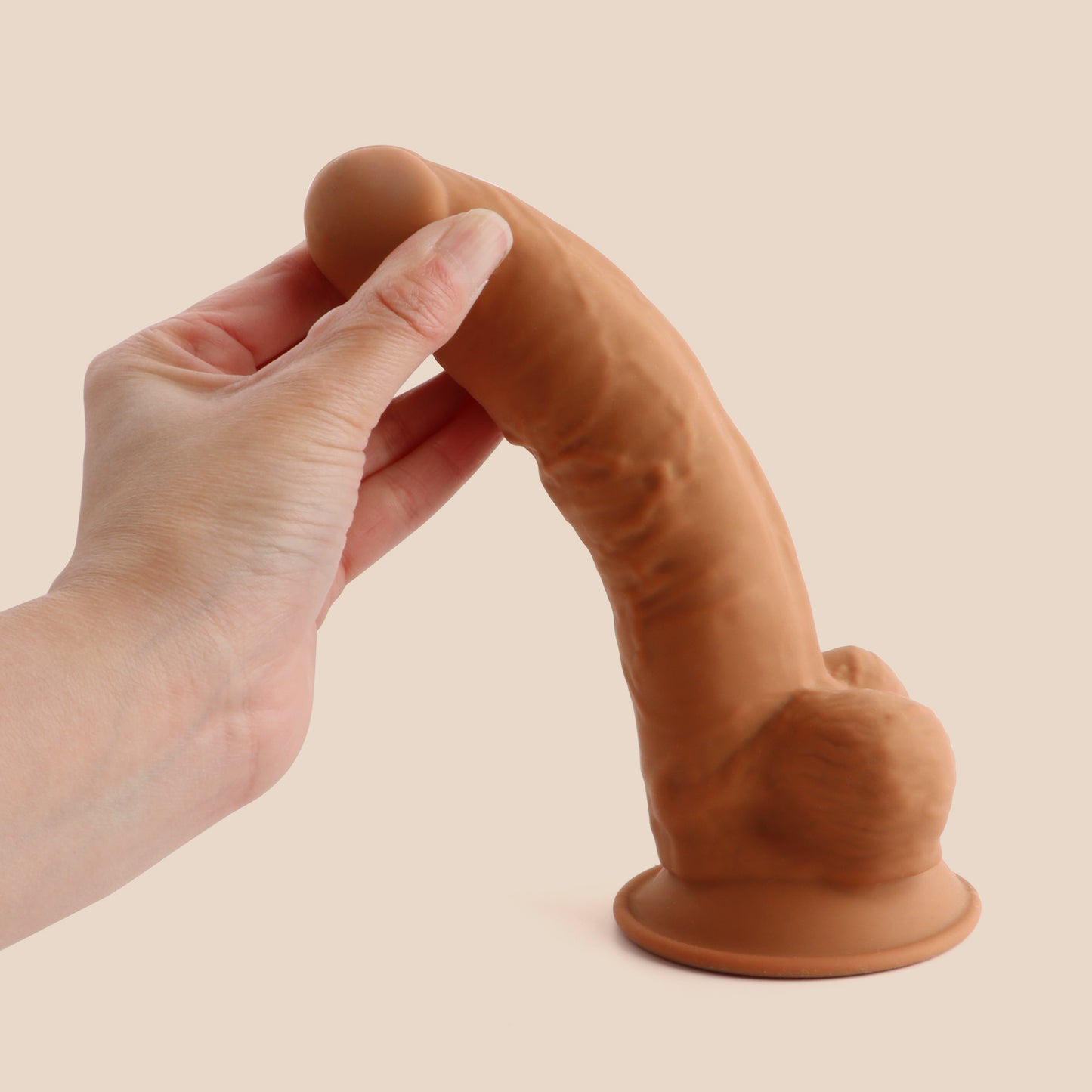 POC 8" Dildo - Caramel