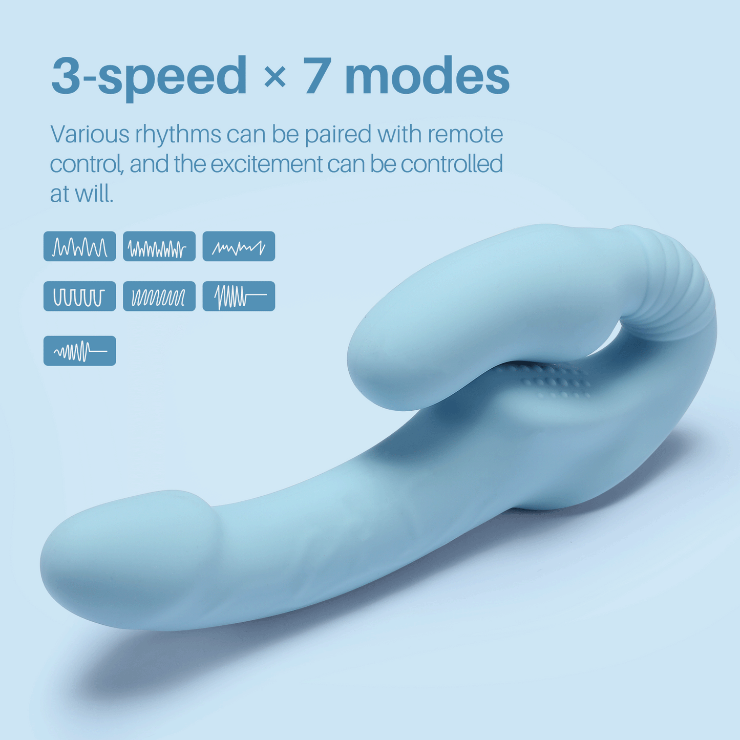 LGBTQ+BOGO Bundle Wireless Strap-on+Rabbit Massager