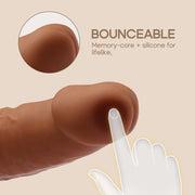 POC 9" Dildo - Brown