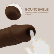 POC 8.5" Dildo - Brown