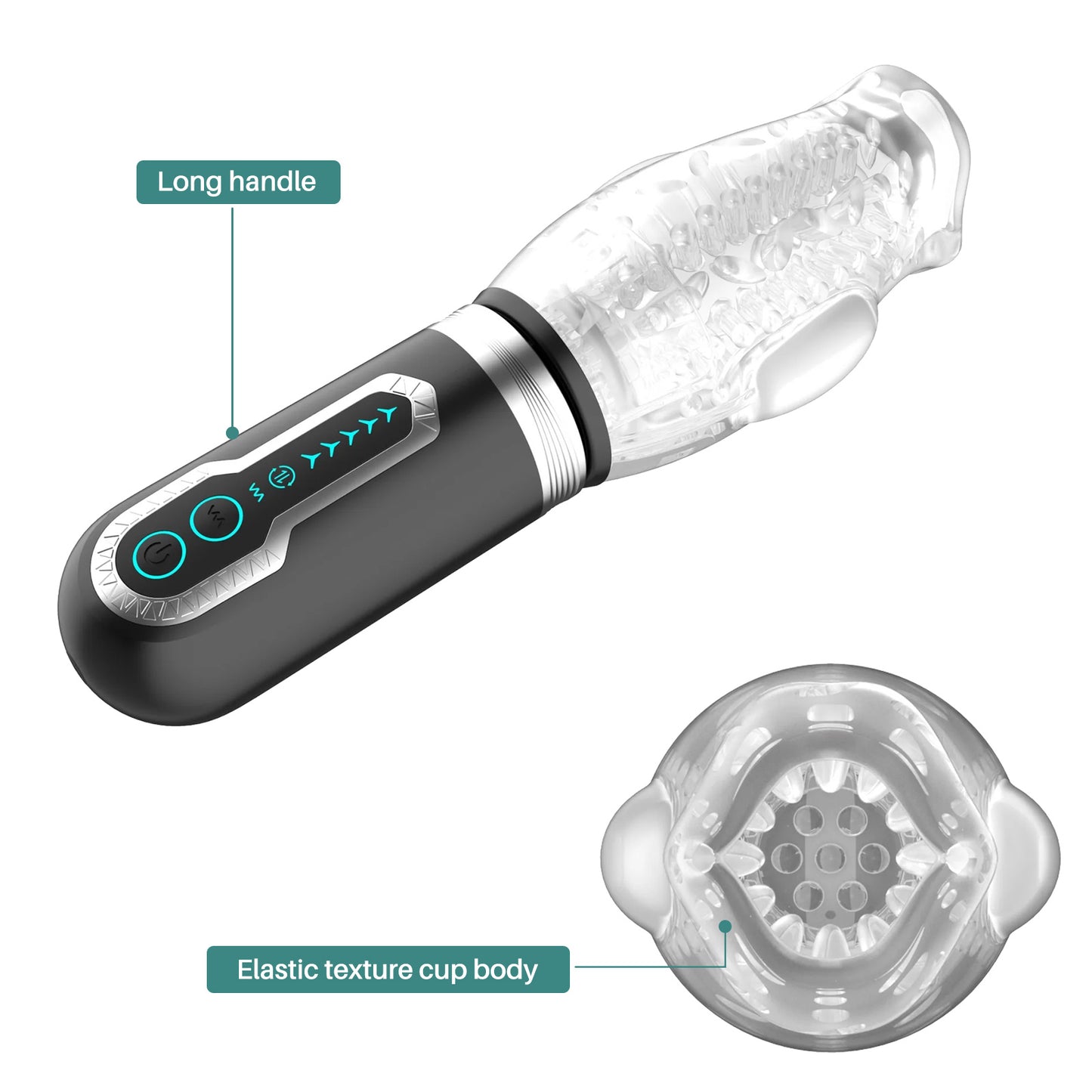 Jelly Multi-Functional Male Masturbator