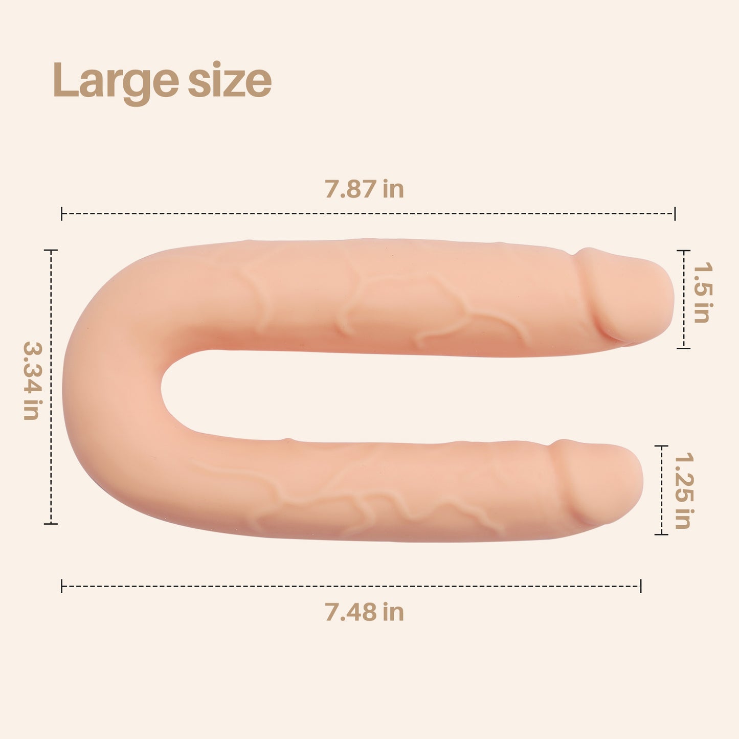 U Shaped Double Dildo