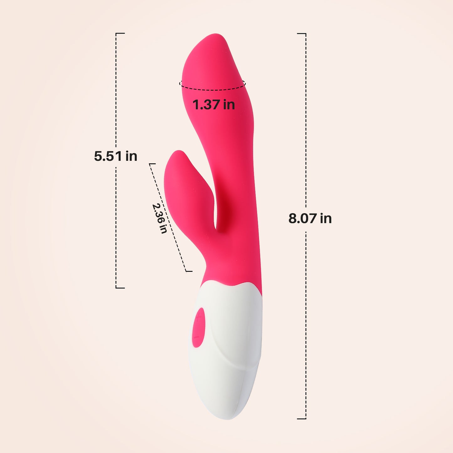 Pink & Pretty 2-in-1 Vibrator