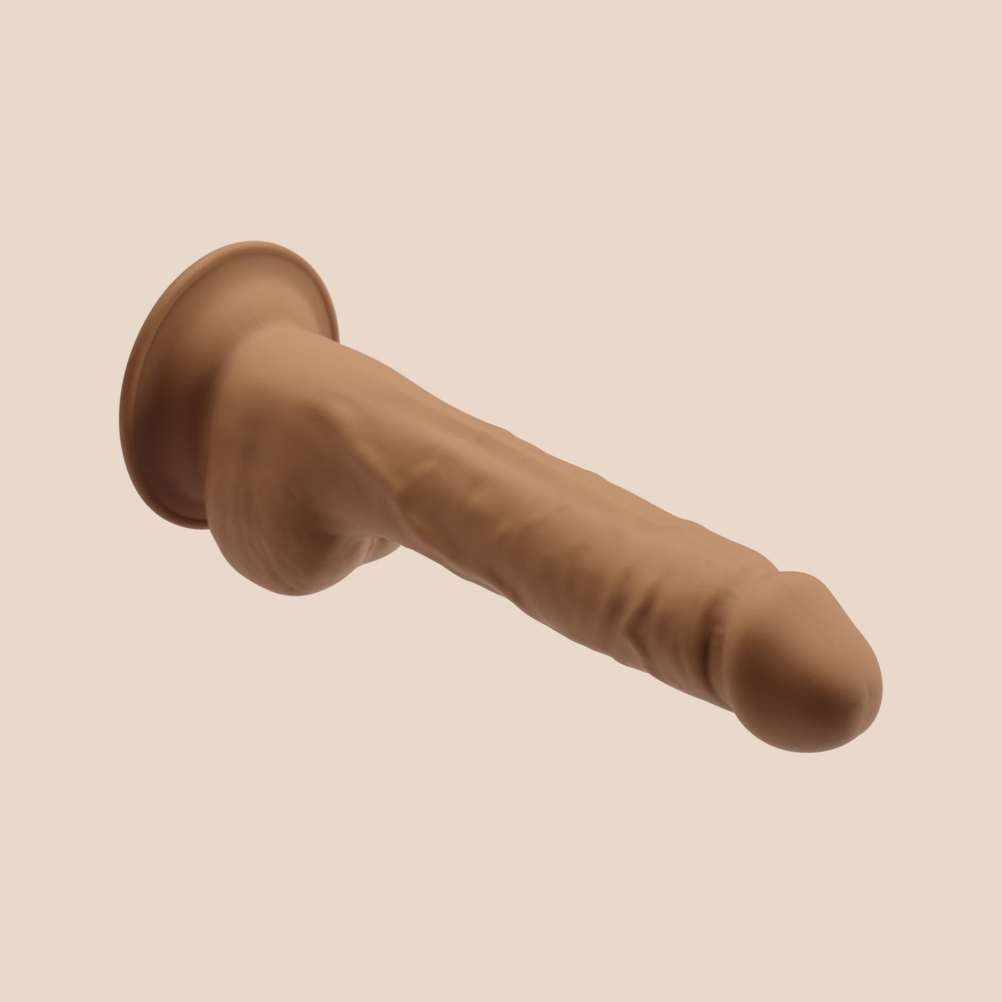 POC 7" Dildo - Deep Caramel