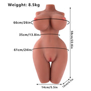 Yuri Suzuki‌-18.7Lb Sexy Lifelike Butt with Perfect Nipples and Lumbar