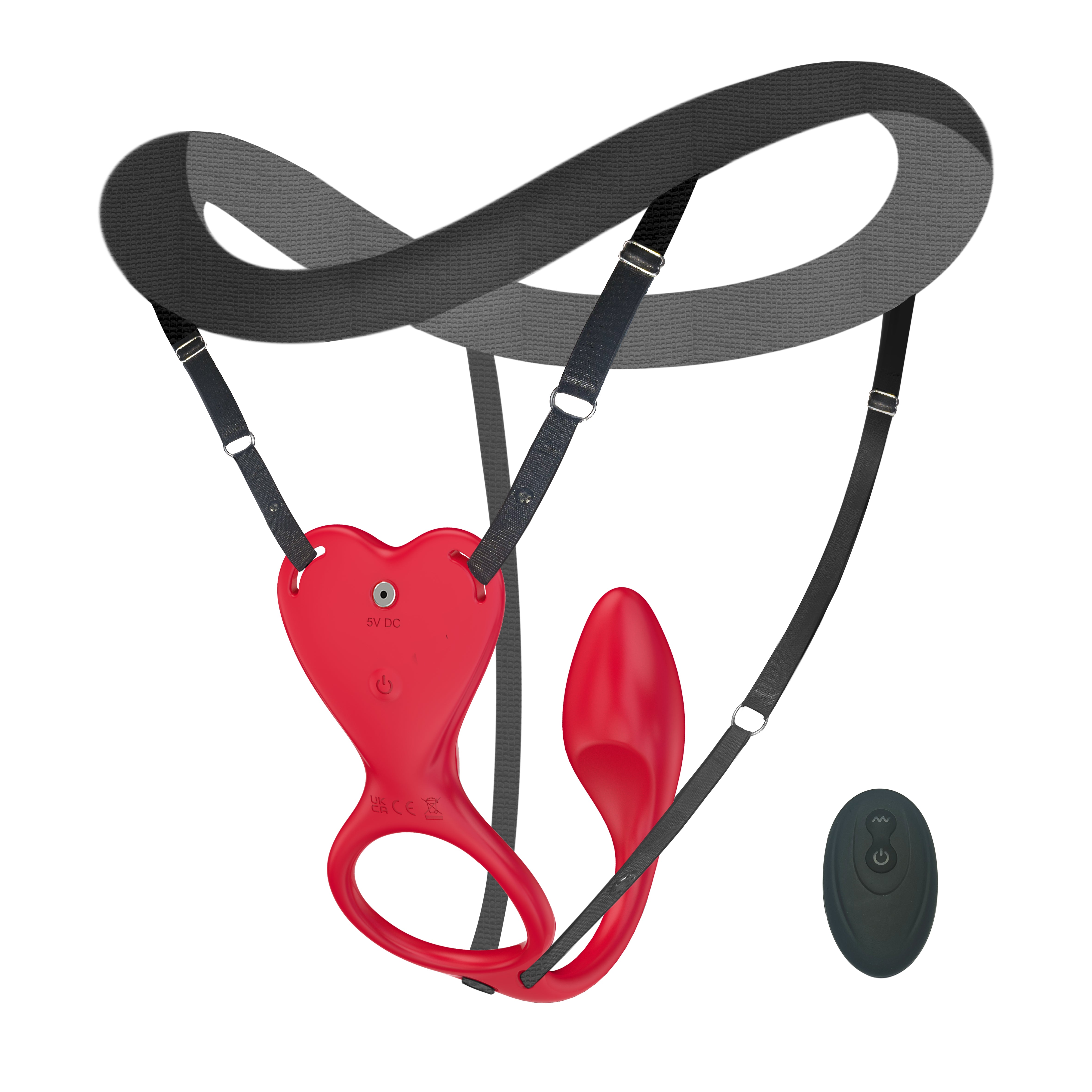 Flutterplugon Wearable Panty Vibe & Anal Plug with Penis Access