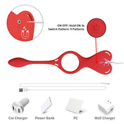 Flutterplugon Wearable Panty Vibe & Anal Plug with Penis Access