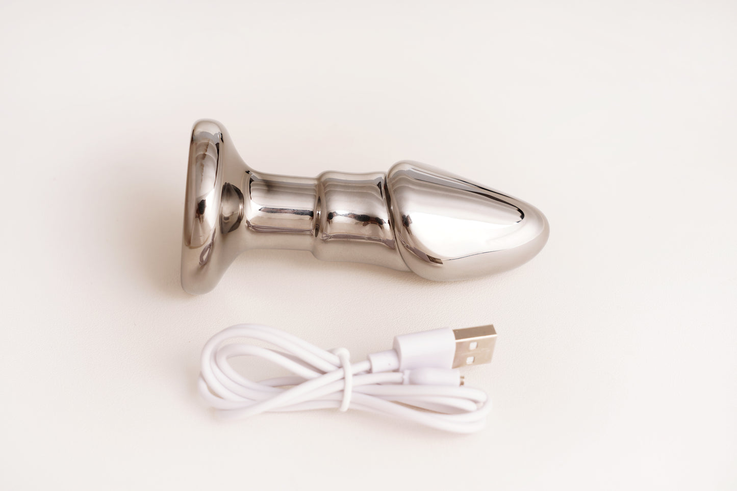 Black Opal Anal Glass Toy with Rechargeable Vibrator