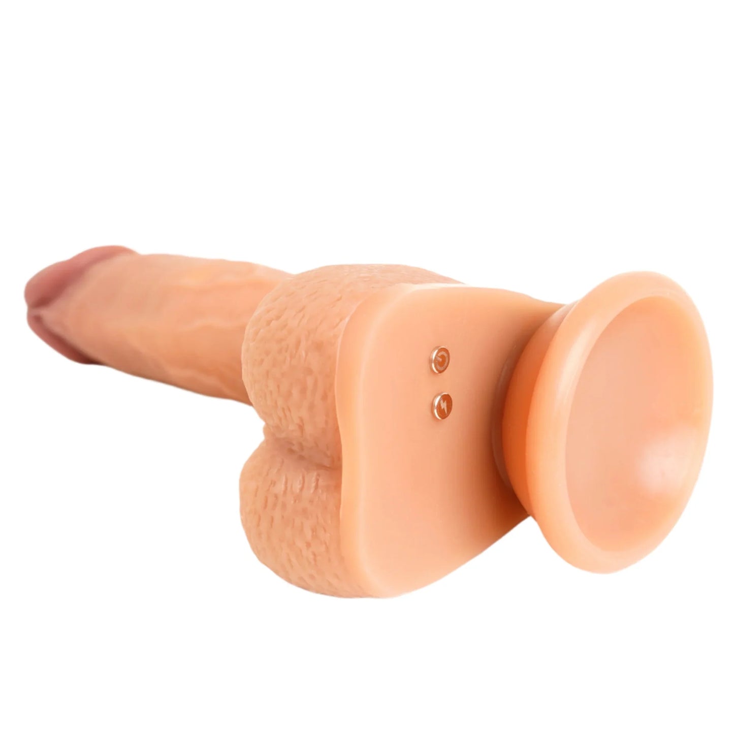 True Sensation App Controlled Realistic Thrusting Vibrating 7 inch Dildo with warming function