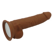POC #7-Dual Density Realistic 9 inch Dildo-Brown