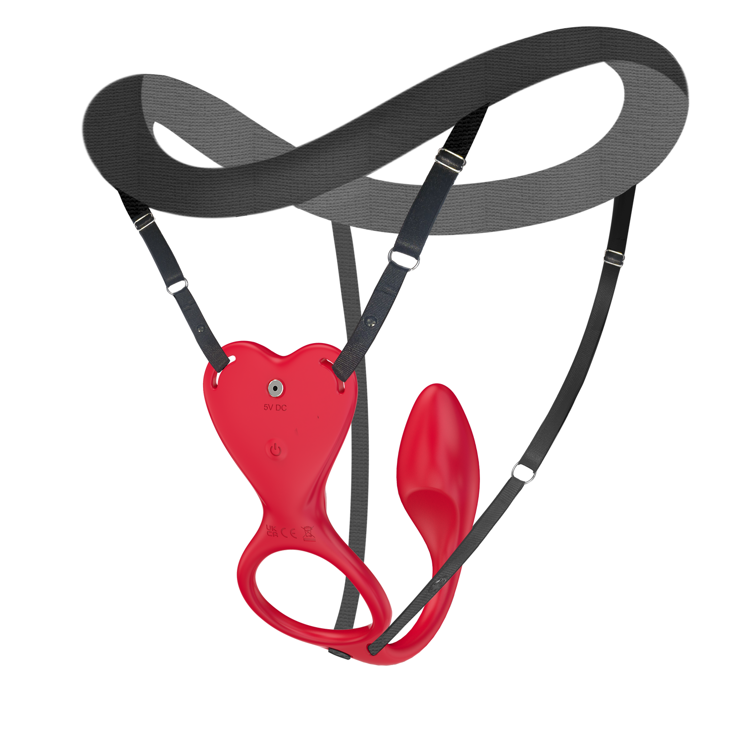 Flutterplugon Wearable Panty Vibe & Anal Plug with Penis Access