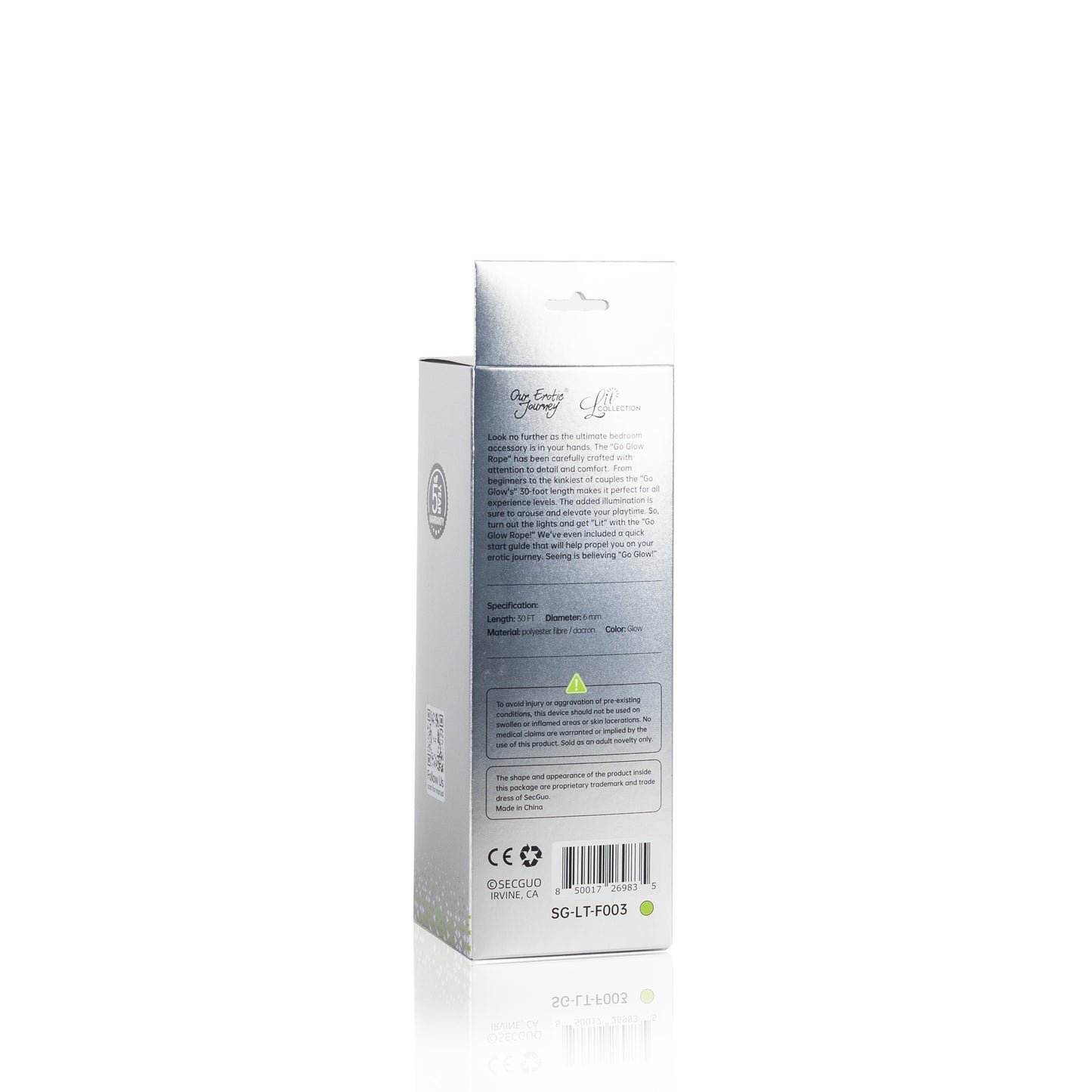 Go Glow Bondage Rope-6mm Thickness, 30 feet length