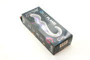 Blue Flame Curved Glass Dildo