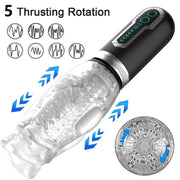 Make Me Cum Rose! Auto Thrusting, Rotating & Vibrating Masturbator