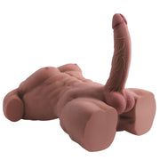 Ben.M-22.05LB Male Sex Doll with Flexible Dildo, Male Torso Sex Dolls with 8.27 in Inches Huge Cock Dildos Penis Testis