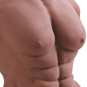 Ben.M-22.05LB Male Sex Doll with Flexible Dildo, Male Torso Sex Dolls with 8.27 in Inches Huge Cock Dildos Penis Testis