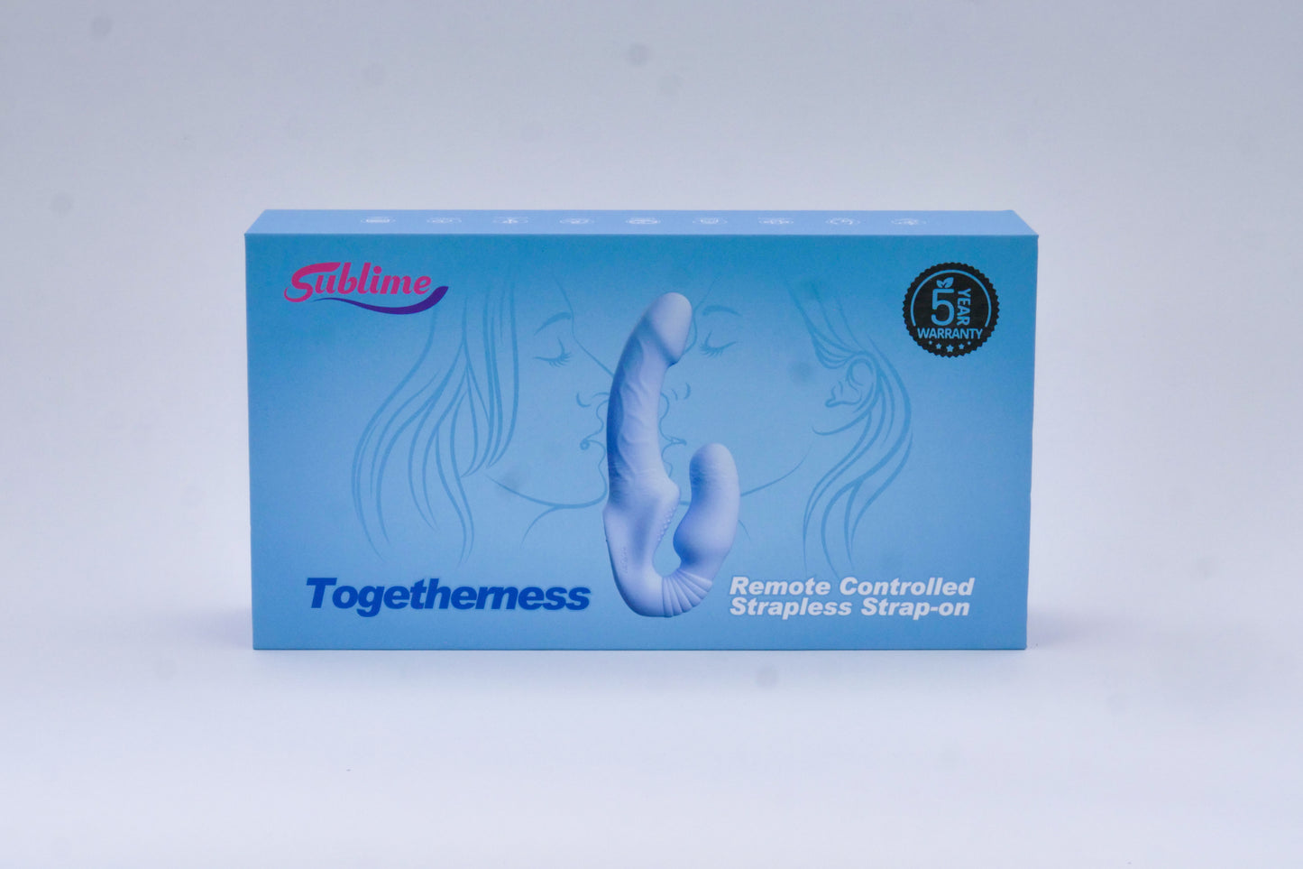 Togetherness Silicone Strapless Strap-on with Remote Control