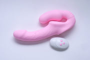 Togetherness Silicone Strapless Strap-on with Remote Control
