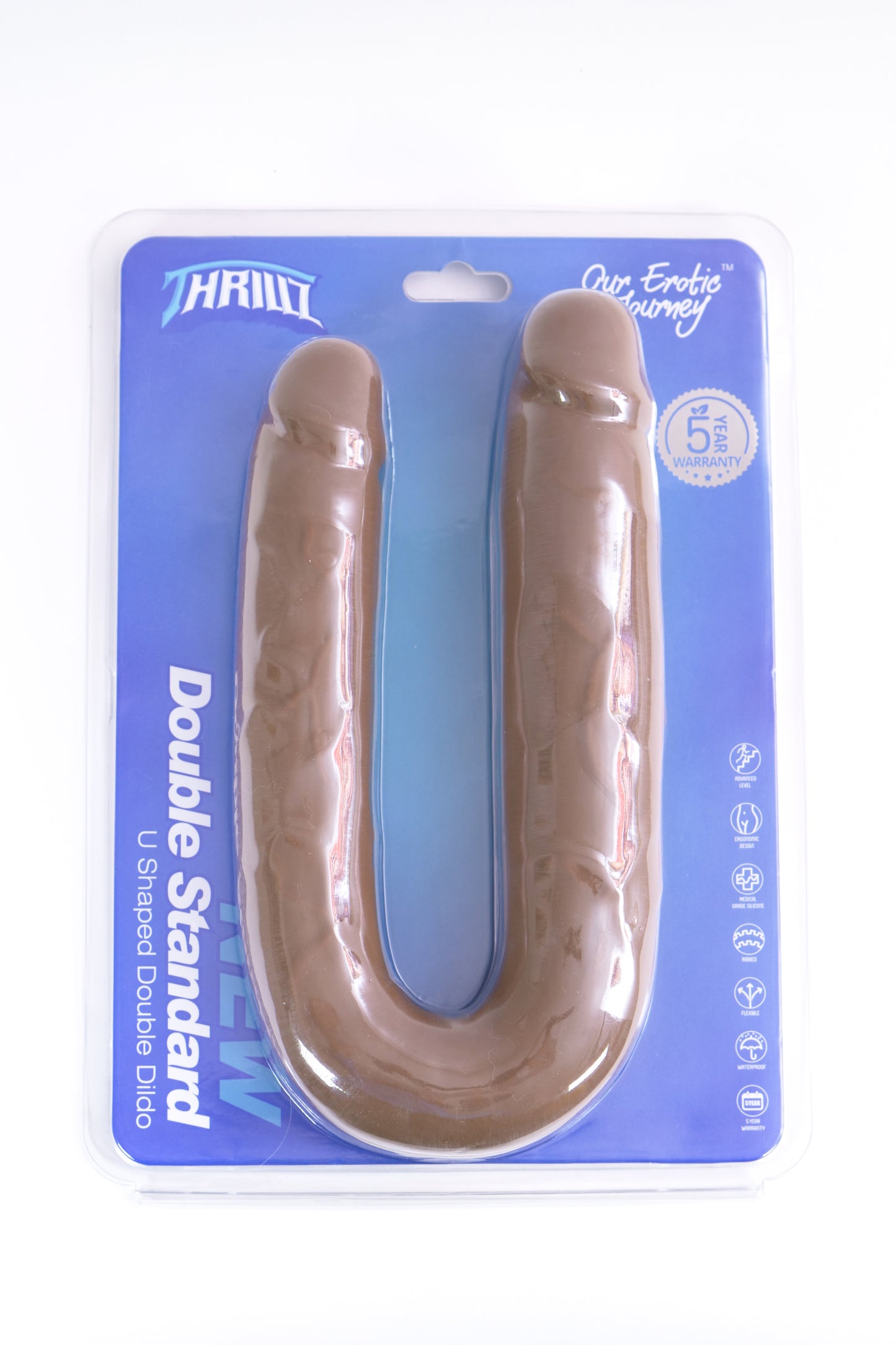 New Double Standard U Shaped Double Ended Dildo