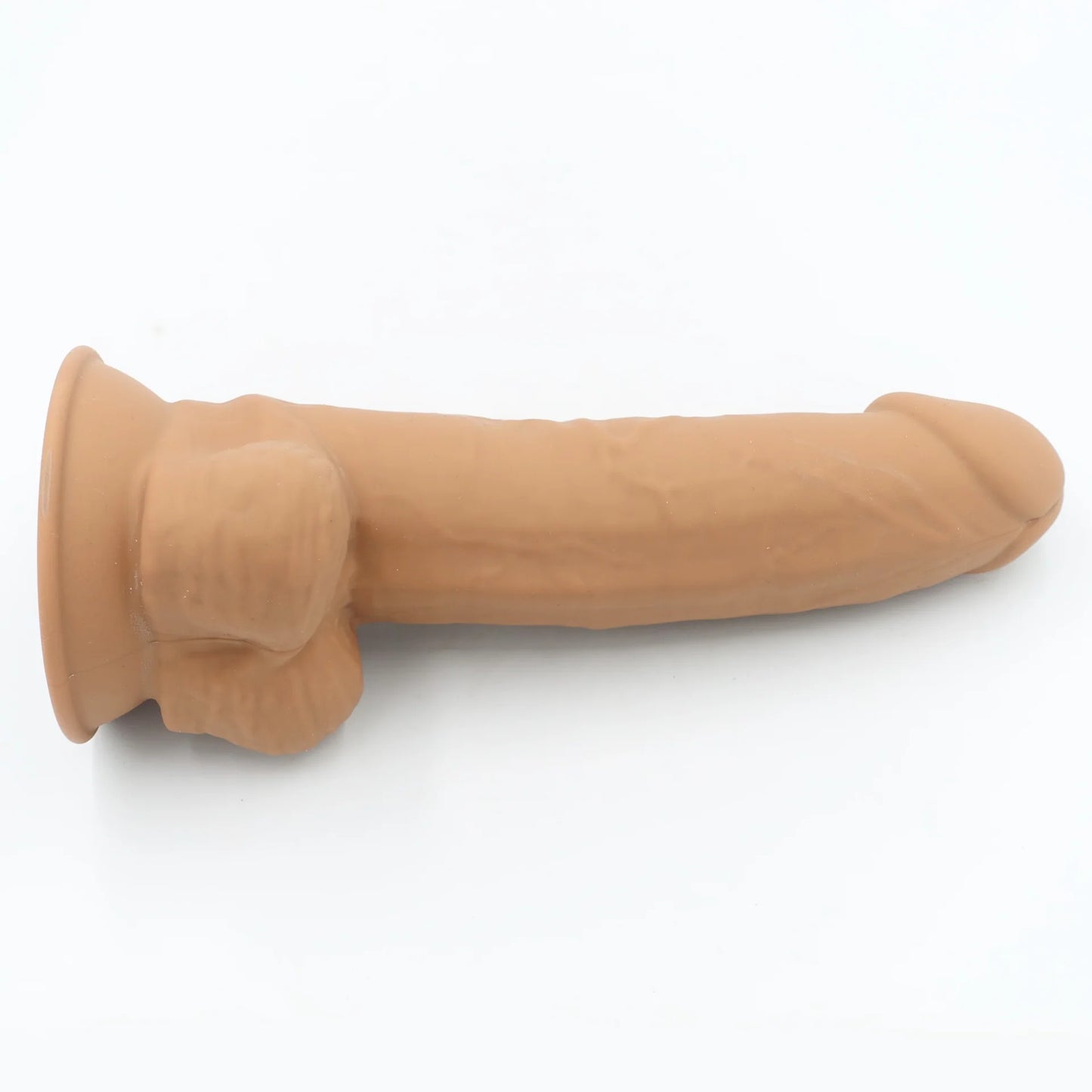 POC #3-Dual Density Realistic 8 inch Dildo-Caramel