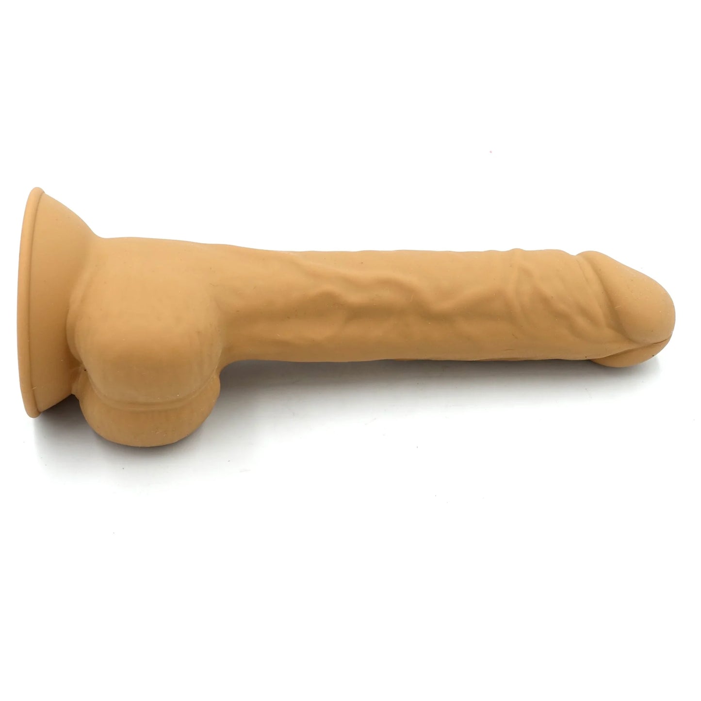 POC #1-Dual Density Realistic 7 inch Dildo-Light Caramel