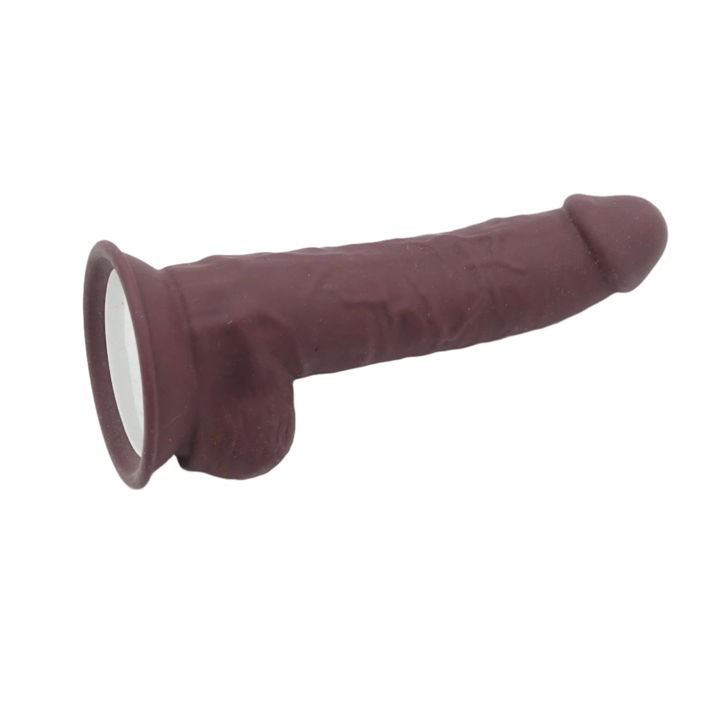 POC #4-Dual Density Realistic 8 inch Dildo-Brown