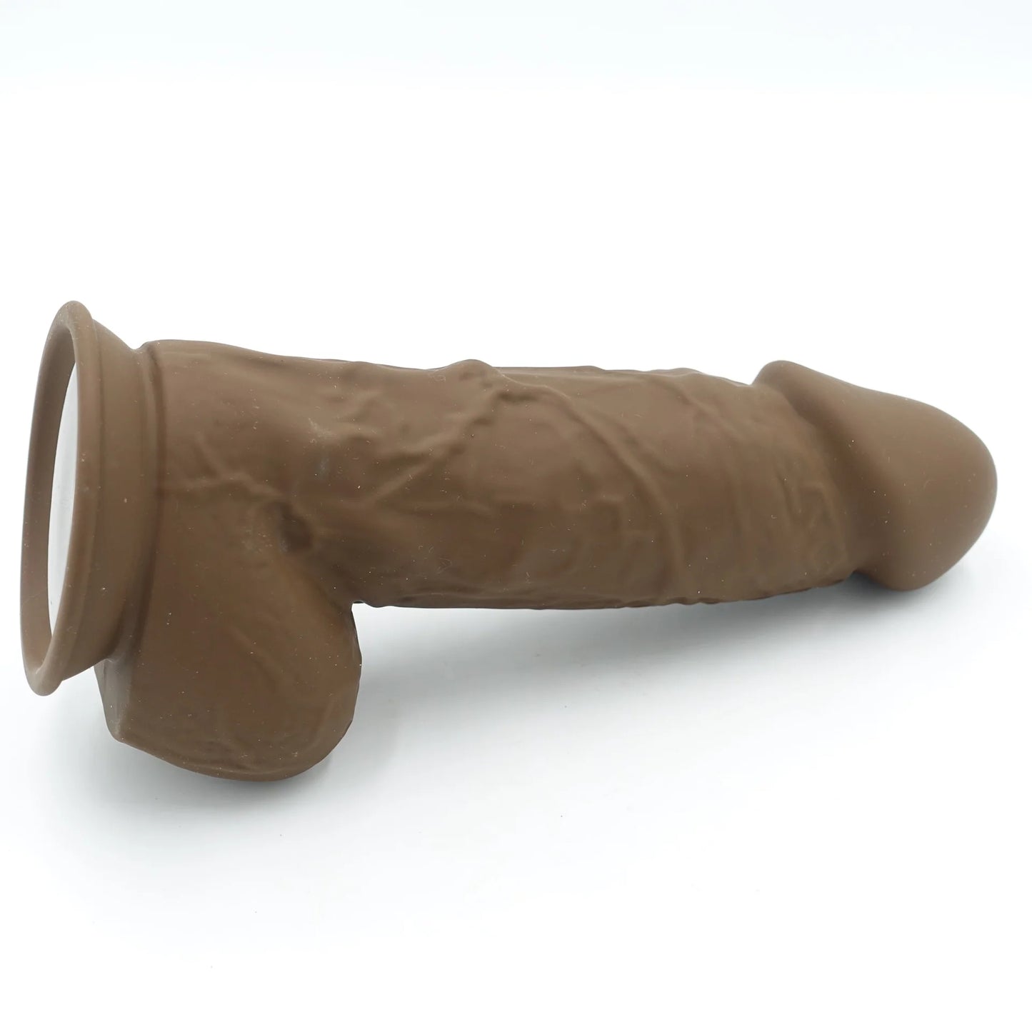 POC #5-Dual Density Realistic 8.5 inch Dildo-Brown