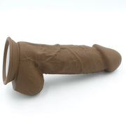 POC #5-Dual Density Realistic 8.5 inch Dildo-Brown