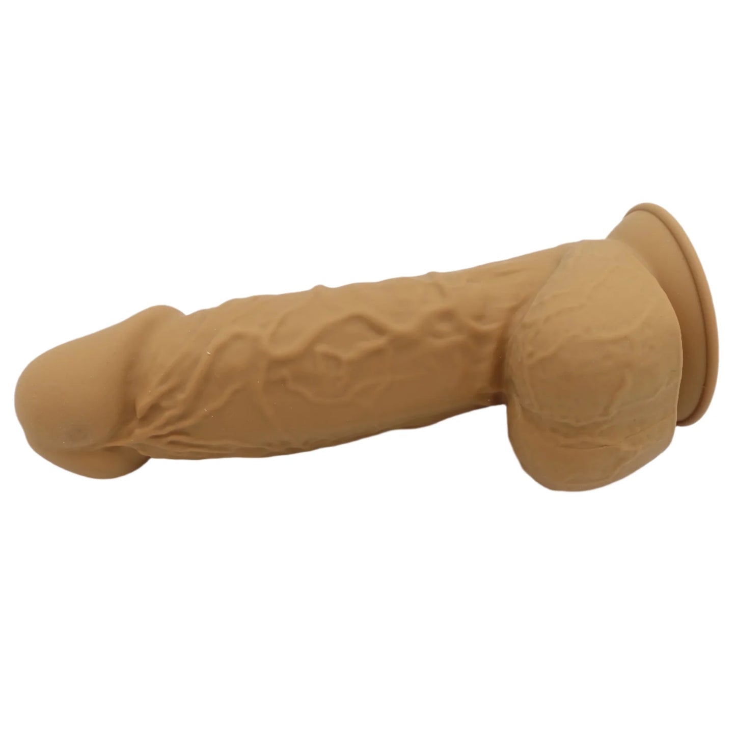 POC #6-Dual Density Realistic 8.5 inch Dildo-Caramel