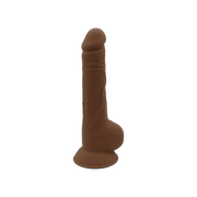 POC #2-Dual Density Realistic 7 inch Dildo-Dark Caramel
