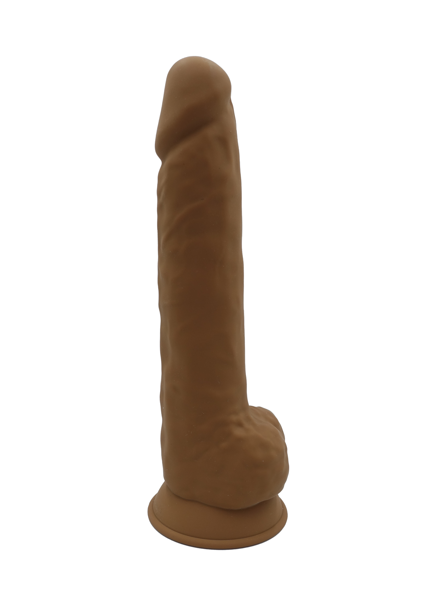 POC #8-Dual Density Realistic 10 inch Dildo-Caramel