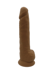POC #8-Dual Density Realistic 10 inch Dildo-Caramel