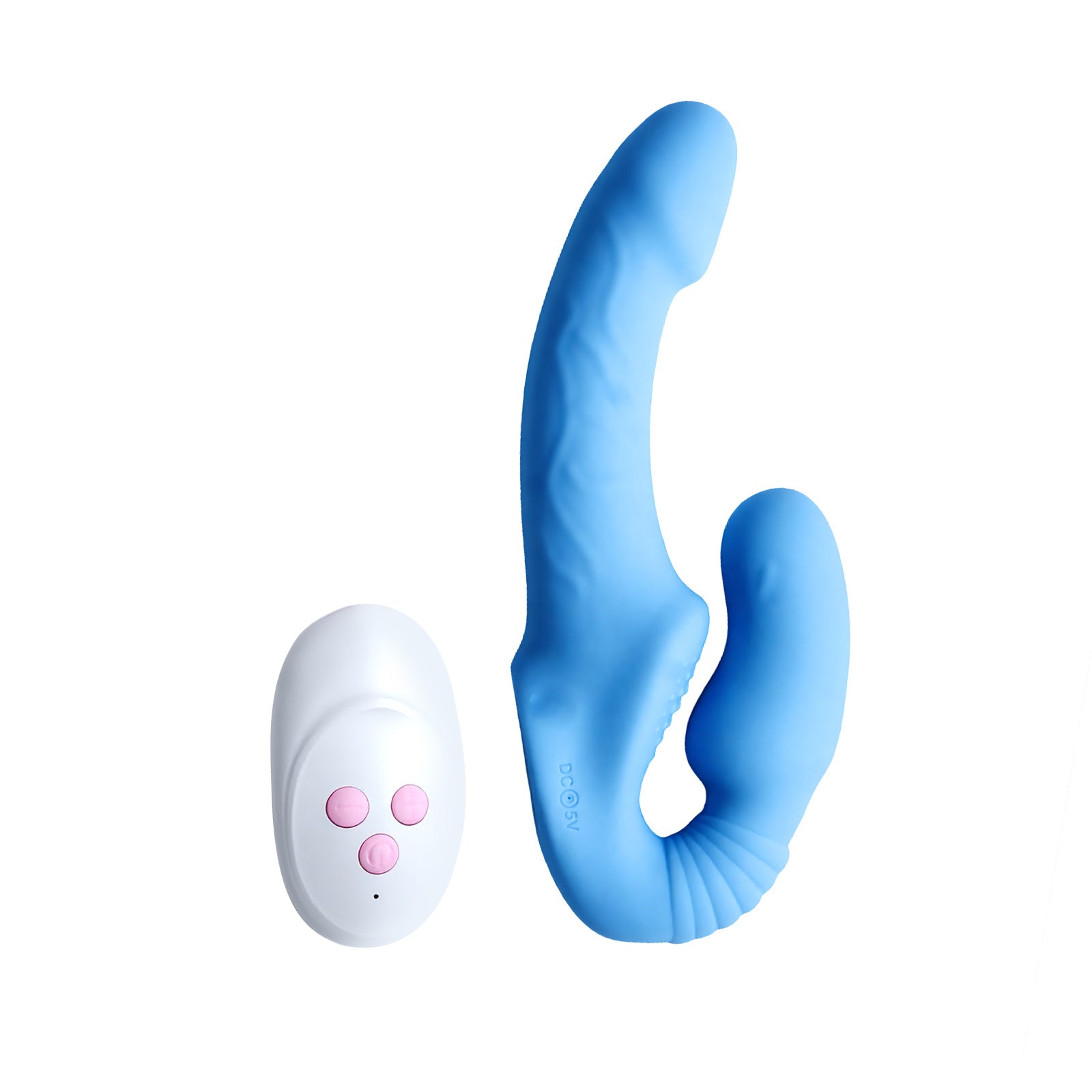 Togetherness Silicone Strapless Strap-on with Remote Control