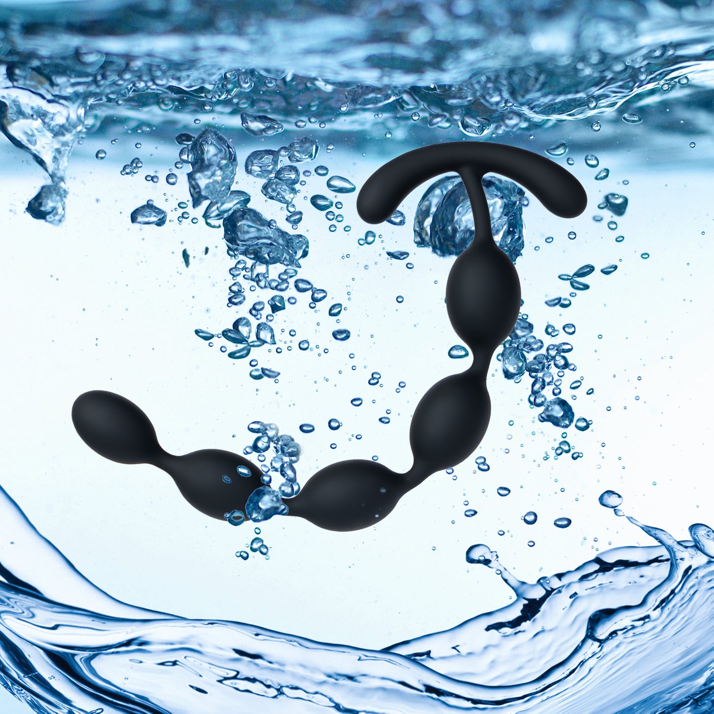 Bottom Line Silicone Anal Beads