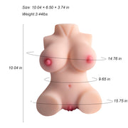 Bella-3.44LB Sex Torso&Doll Has High Elasticity And Real Touch