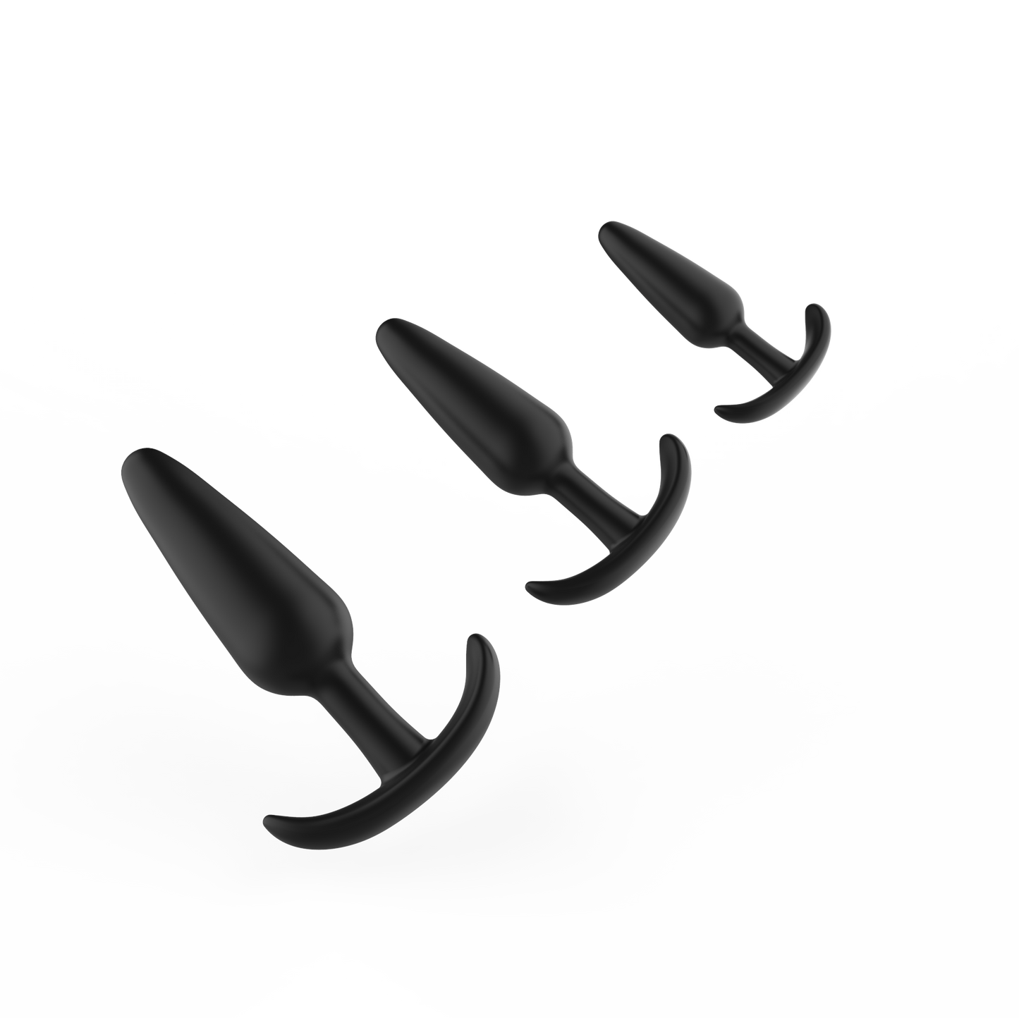 Level Up Anal Trainers 3 Piece Silicone Anchor Set