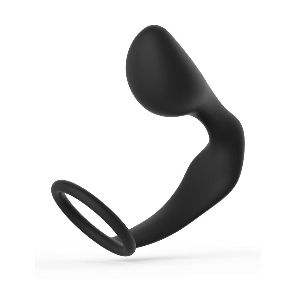 Anal Tease Silicone Cock Ring & Plug Thrillz Upside Left