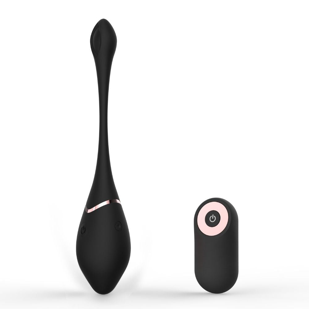 Ovum Rechargeable Black Silicone Egg Vibe Sublime Front