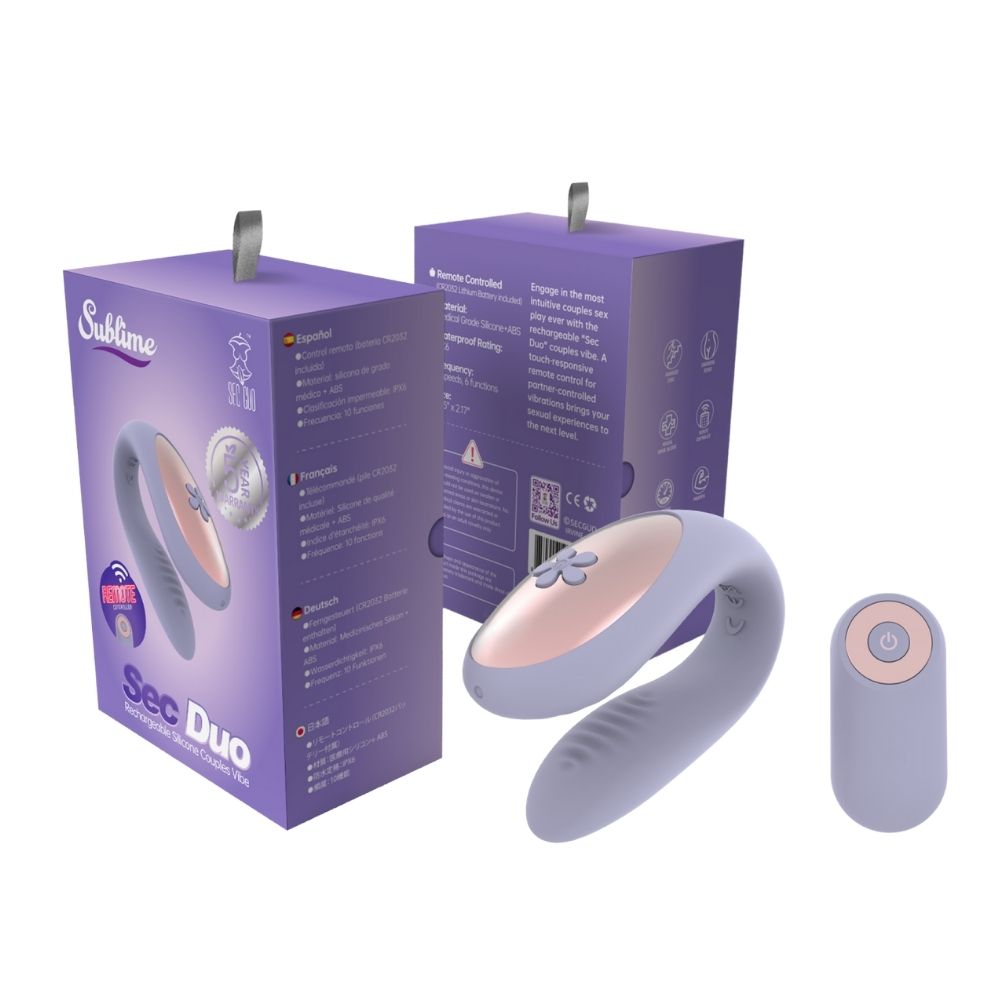 Sec Duo Rechargeable Silicone Couples Vibe
