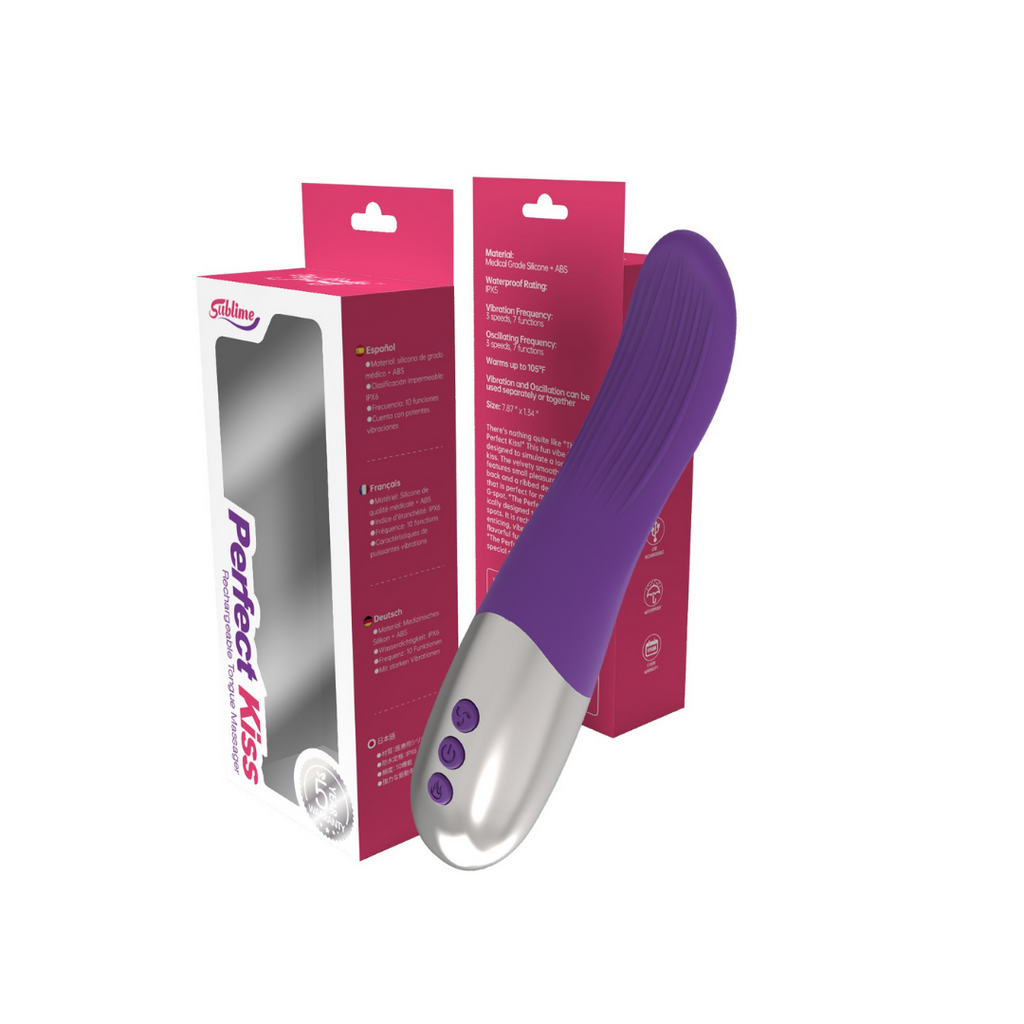 The Perfect Kiss Oscillating Heating Vibrator